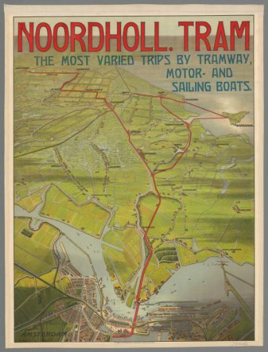 North Holland Tram. The most varied trips by tramway, motor- and sailing boats