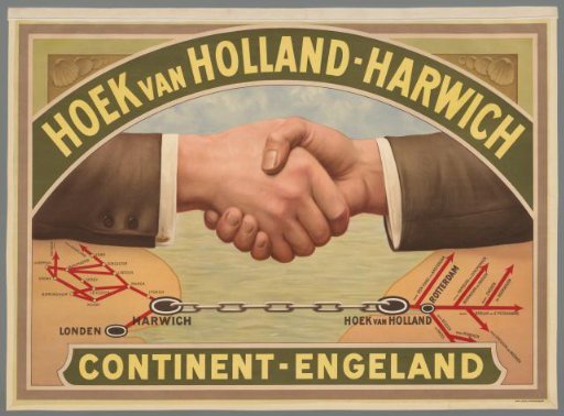 Hoek van Holland - Harwich. Continent - England