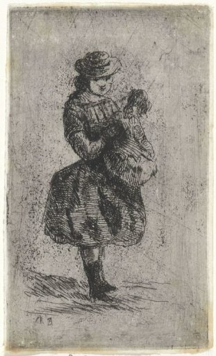 Girl with a doll