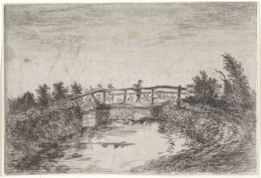 Landscape with a bridge