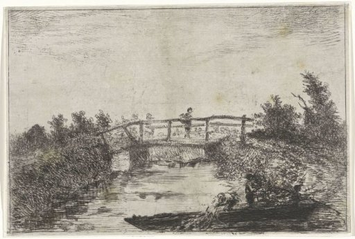 Landscape with a bridge