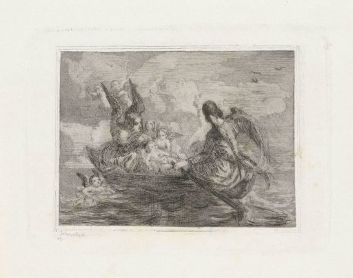 Flying Angels with the Christ Child