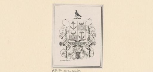 Ex Libris of J.G. de Groot Jamin