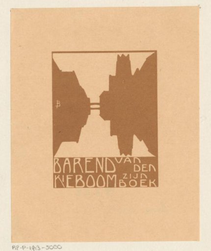Ex libris of Barend van den Kieboom