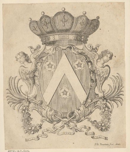 Ex libris of an unknown person, possibly Roose