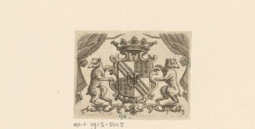 Ex libris of W.A. baron van Spaen la Lecq