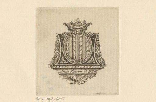 Ex libris of Anne Therese Ph: d'Yve