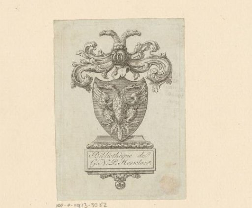 Ex libris of G.N.P. Hasselaer