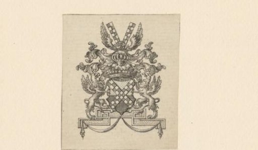 Ex libris of Van der Dussen