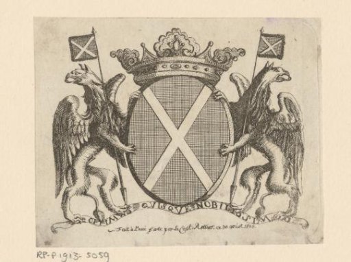 Ex libris of J.H. Hoeufft