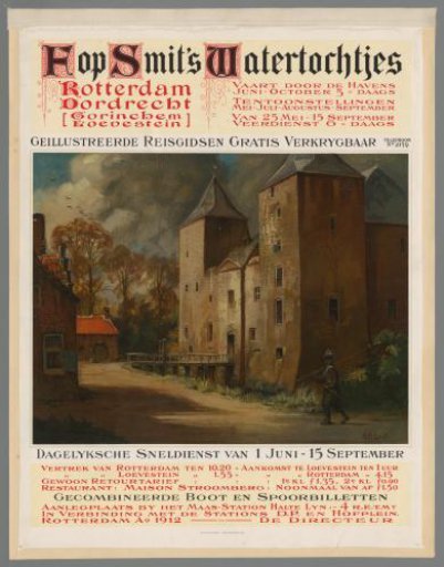 Fop Smit's Water Trips. Rotterdam Dordrecht Gorinchem Loevestein (...)