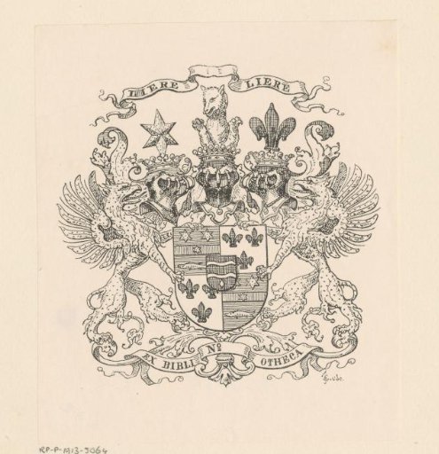 Ex libris of W.C. Baert van Waarde