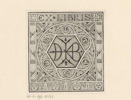 Ex libris of Jo Derkinderen-Besier