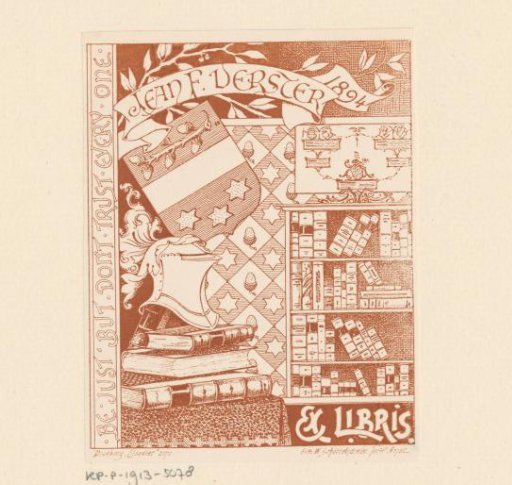 Ex libris of Jean F. Verster