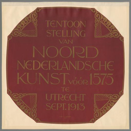 Exhibition of North Dutch Art before 1575 in Utrecht September 1913