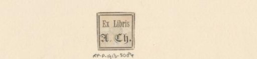 Ex libris of A.Th.