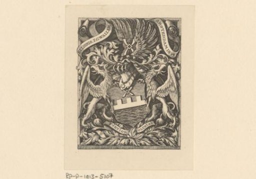 Ex libris of F.G. Waller
