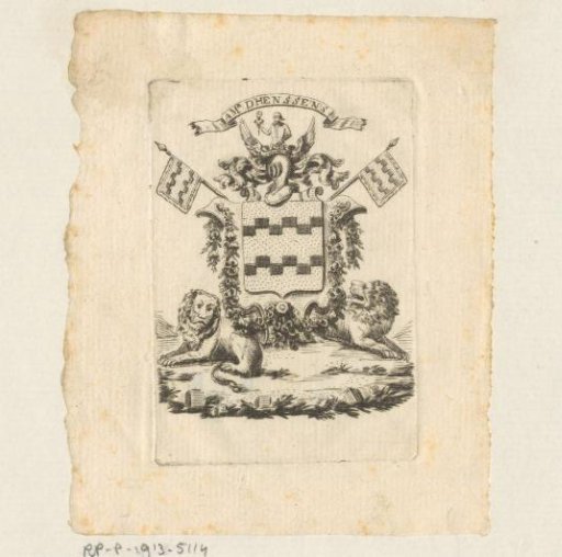 Ex libris of Ama. d'Hessens