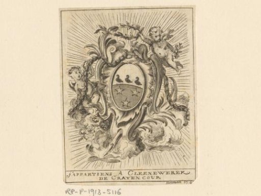 Ex libris of Cleenewerck de Crayencour