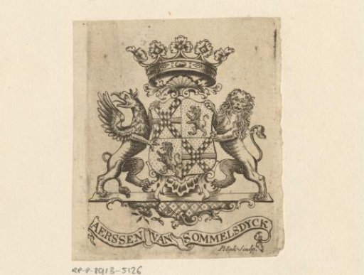 Ex libris of Aerssen van Sommelsdyck