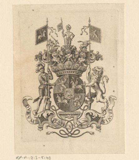 Ex libris of Herman Gijsbert van der Hem van Niederstein