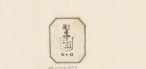 Ex libris of G.v.O.
