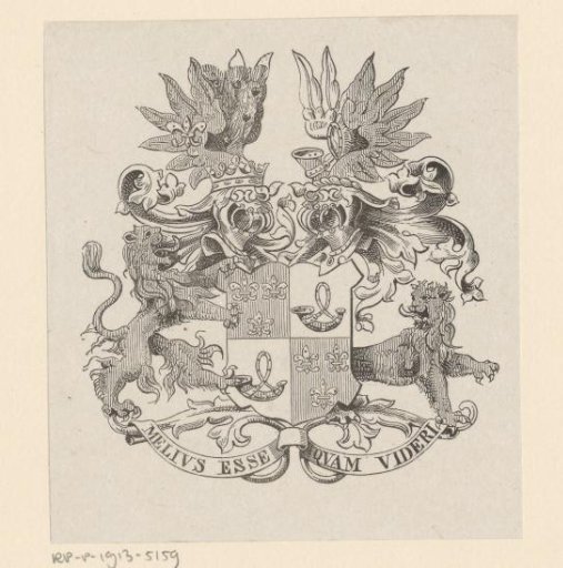 Ex libris of A.A. Vorsterman van Oyen