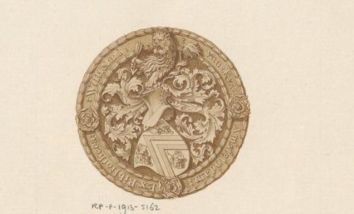 Ex libris of Willem Jan van Eys