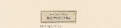 Ex libris of Caspar Jacob Christiaan Reuvens