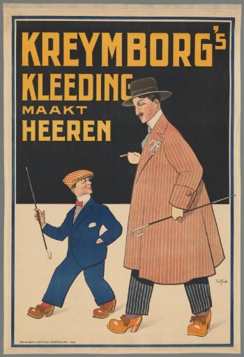 Kreymborg's clothing makes gentlemen