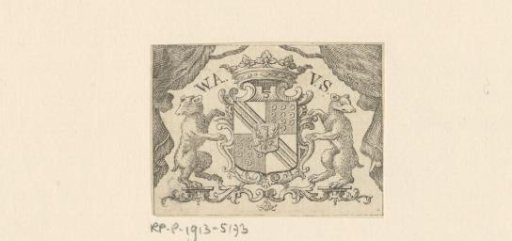 Ex libris of W.A.V.S.