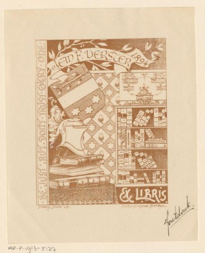 Ex libris of Jean F. Verster