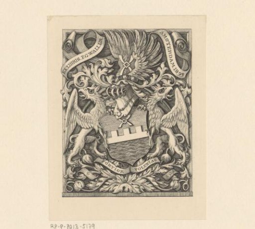 Ex libris of F.G. Waller