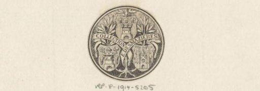 Ex libris of E. Desmazieres