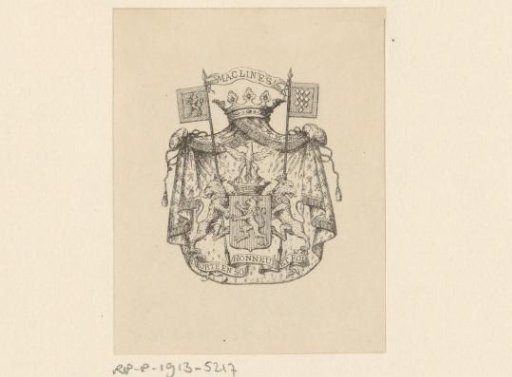 Ex libris of Paul, Count du Chastel de la Howarderie
