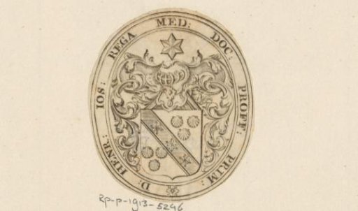Ex libris of D. Henr. Ios. Rega Med. Doc. Proff. Prim.