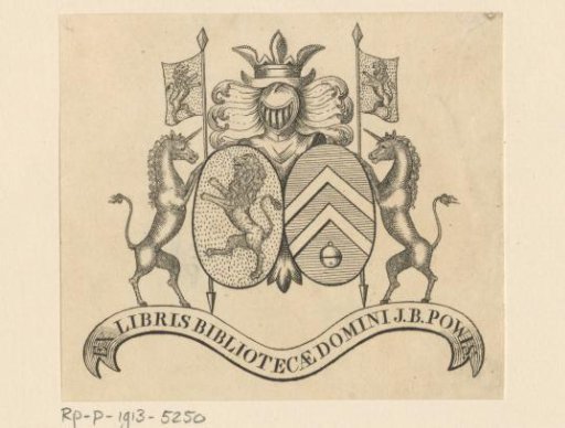 Ex libris of the Library of Mr. J.B. Powis