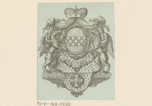 Ex libris of an Unknown Person, possibly De la Marek