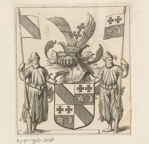 Ex libris of an Unknown Person, possibly Le Roy