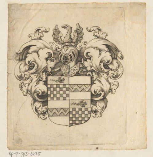 Ex libris of an Unknown Person, possibly De Kerchove