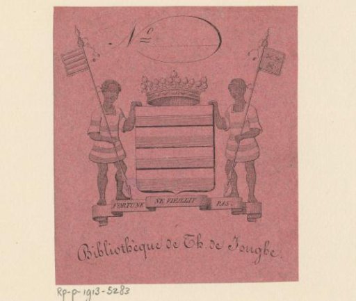 Ex libris of the Library of Th. de Jonghe