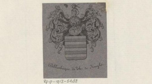 Ex libris of the Library of Th. de Jonghe