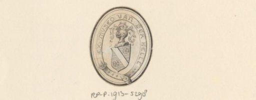 Ex libris of Van der Helle