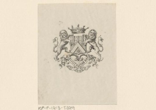 Ex libris of Gustave van Havre