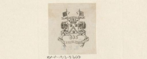 Ex libris of Count D'Hane Steenhuyse