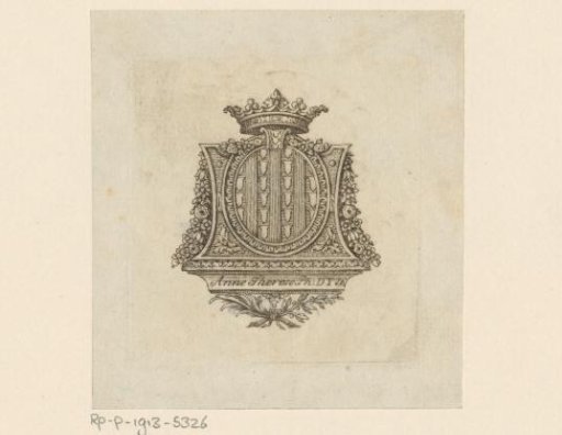 Ex libris of Anne Therese Ph: d'Yve