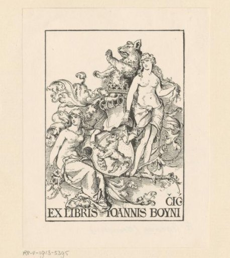 Ex libris of Ioannis Boyni