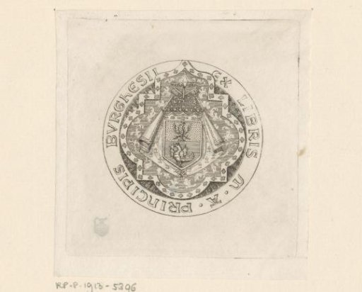 Ex libris of Marcantonio V Borghese