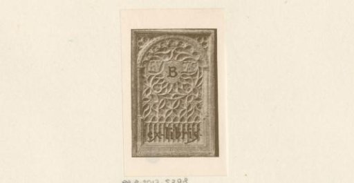 Ex libris of B.