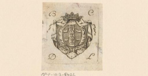 Ex libris of Louis-Léon de Brancas, Duke of Lauraguais